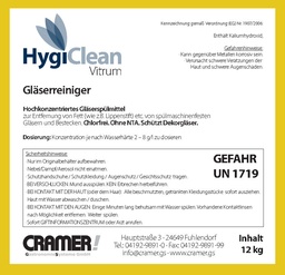 [HYG-VITRUM-12KG] Cramer HygiClean Vitrum 12 kg
